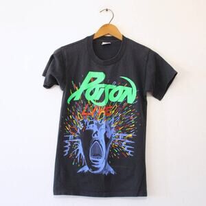 Vintage Poison Live 1988 T Shirt Small